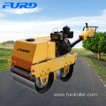 Small walking behind double drum compactor machine road roller sale FYLJ-S600C